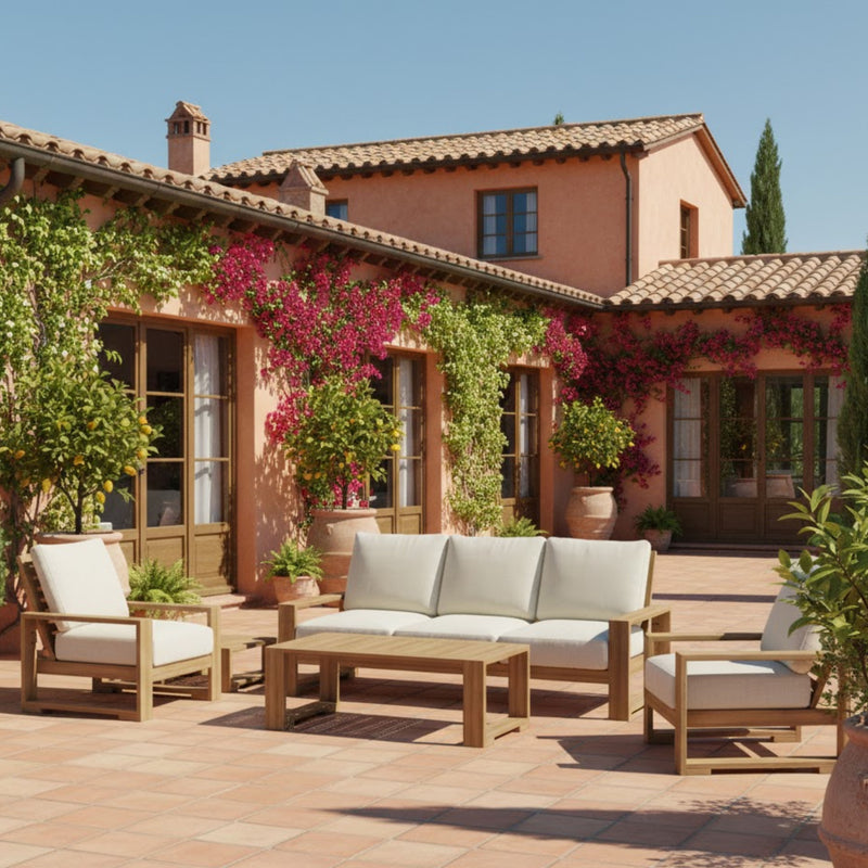 SET-142 CAPISTRANO DEEP SEATING SET BY ANDERSON TEAK