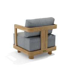 Anderson Teak SET-902 6-piece Granada deep seating outdoor sofa set with teak wood for luxury garden lounge and patio relaxation