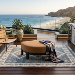 Coronado Aluminum Ottoman by Anderson Teak, luxurious outdoor footstool in two designer colors, perfect for patio seating.