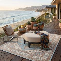 Coronado aluminum outdoor ottoman by Anderson Teak in a designer color, perfect as a patio footstool or extra seating.