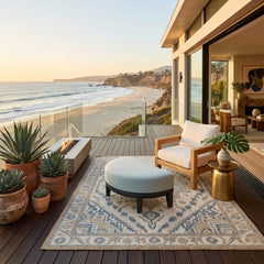 Coronado Aluminum Ottoman by Anderson Teak, luxury outdoor footstool in vibrant designer colors, perfect for patio relaxation.