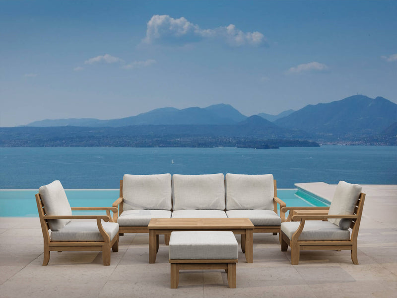SET-65 RIVIERA MODULAR DEEP SEATING SET BY ANDERSON TEAK