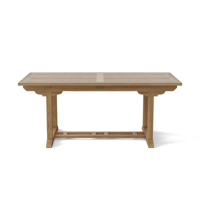 BAHAMA 94″ RECTANGULAR EXTENSION TABLE BY ANDERSON TEAK
