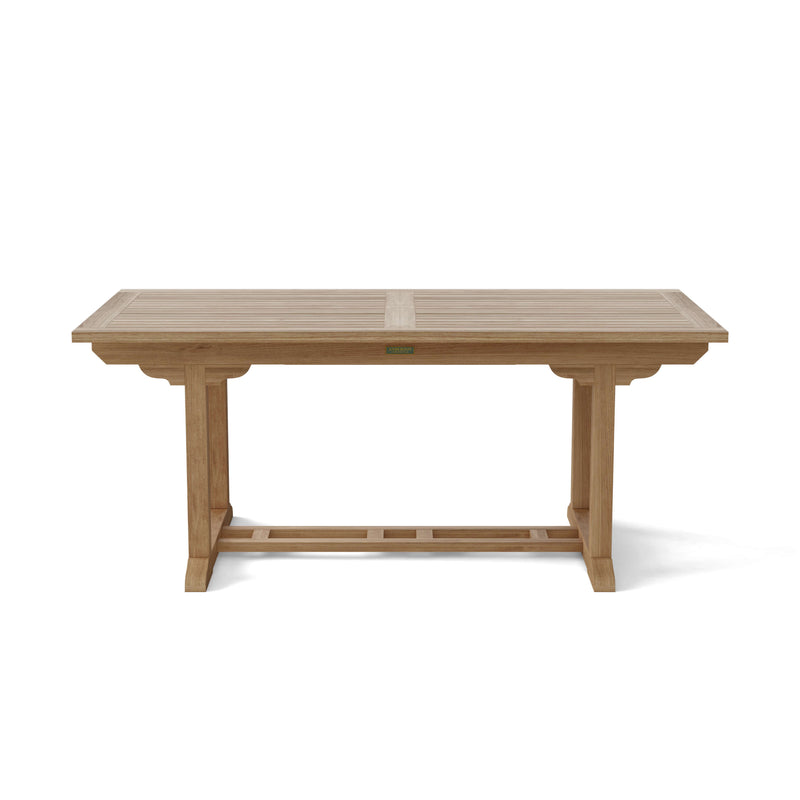 BAHAMA 94″ RECTANGULAR EXTENSION TABLE BY ANDERSON TEAK