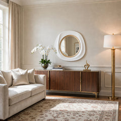 Aurelia Sculpted Resin Wall Mirror By Zentique
