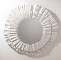Solterra Textured Resin Beveled Wall Mirror By Zentique