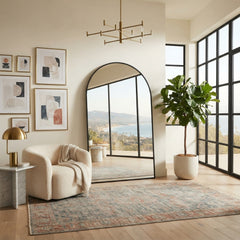Iron Arched Mirror By Zentique