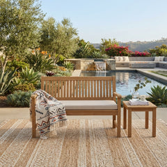 Del-Amo 2-Seater Bench By Anderson Teak