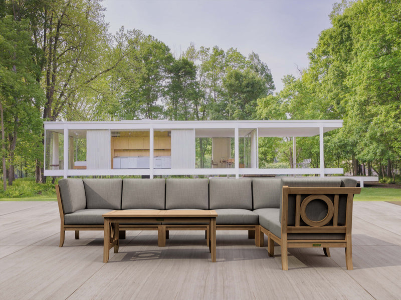 SET-136 NATSEPA MODULAR DEEP SEATING SET BY ANDERSON TEAK