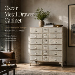 Oscar Metal Drawer Cabinet By Zentique