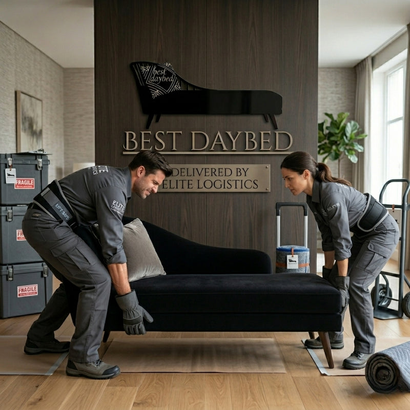 White Glove Service by Best Daybed, premium in-home service with professional staff providing personalized care.