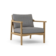Anderson Teak Amalfi Deep Seating Armchair in cast pomegranate, outdoor accent chair with a modern design and nine color options.