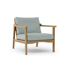 Anderson Teak Amalfi Deep Seating Accent Armchair in cast pomegranate, outdoor patio lounge with 9 designer color options