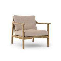 Anderson Teak Amalfi Deep Seating Armchair in cast pomegranate, outdoor accent chair with stylish design and nine color options.