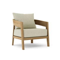 Anderson Teak Toscana Lounge Chair, outdoor accent chair in cast pomegranate, deep seating, stylish design, available in 9 colors.