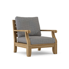 Colorful Riviera modular armchair by Anderson Teak with sleek design, shown in one of nine vibrant designer colors.