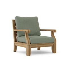 Riviera modular armchair in one of nine designer colors by Anderson Teak, featuring a stylish, comfortable outdoor armchair design.