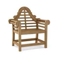 Outdoor Anderson Teak bench from the Conversation Set-45, featuring a stylish design and available in 9 designer colors.