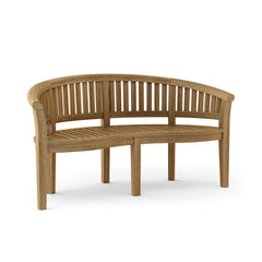Anderson Teak bench from the Conversation Set Anderson Teak Set-05, featuring a wooden outdoor bench with a natural teak finish.