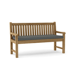 Outdoor Anderson Teak bench from the conversation set, featuring a sleek design and available in 9 designer colors.