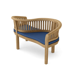 CURVE LOVE SEAT BENCH | Outdoor Patio Bench Set For Garden Lounge | 9 Designer Colors | BY ANDERSON TEAK - Best Daybed