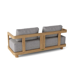 Anderson Teak Granada deep seating loveseat in a stylish design, available in 9 designer colors, perfect for modern outdoor spaces.