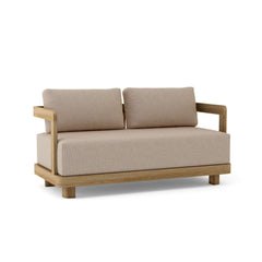 Anderson Teak Granada deep seating loveseat in stylish design, available in 9 designer colors, featuring comfortable outdoor seating.