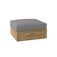 Anderson Teak Copacabana ottoman in vibrant designer colors, versatile footstool for living room decor.