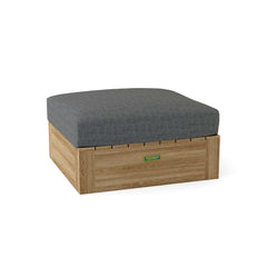 Colorful Copacabana ottoman by Anderson Teak, a stylish footstool available in nine designer shades, made of durable materials.