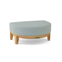 Coronado ottoman by Anderson Teak in 9 designer colors, showcasing a modern footstool with a sleek, versatile design.