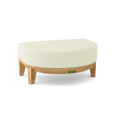 Coronado ottoman by Anderson Teak in one of nine designer colors, featuring a stylish and versatile footstool design.