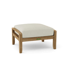 NATSEPA ottoman by Anderson Teak in 9 designer colors, featuring a stylish and versatile footstool design.