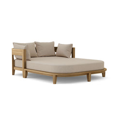 Outdoor CORONADO DAYBED by Anderson Teak in 9 designer colors, featuring a stylish and comfortable outdoor seating option.