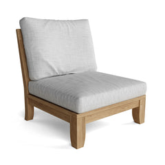 Anderson Teak Riviera Teak Wood Outdoor Sofa set with deep seating, in cast mist color, designed for garden lounge and outdoor patio.