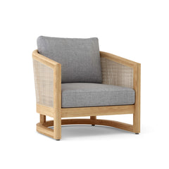Anderson Teak Catania outdoor sofa set with deep seating, in cast pomegranate color, part of 4-piece patio lounge furniture.