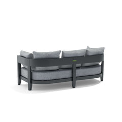 Coronado aluminum outdoor sofa by Anderson Teak in nine designer colors, featuring modern design and durable outdoor furniture style.