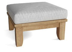 Anderson Teak Riviera SET-65 outdoor teak wood deep seating sofa set with modular design and nine designer color options.