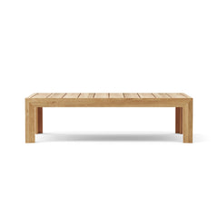 Anderson Teak Smyrna outdoor deep seating sofa set with plush cushions, designed for garden lounge and outdoor patio relaxation.
