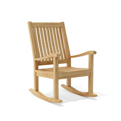 Anderson Teak SET-04 rocking chair set with nine designer colors, showing stylish, comfortable wooden rocking chairs.