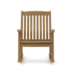 Colorful IPANEMA rocking armchair by Anderson Teak, featuring a sleek design and multiple designer color options.