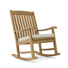 Anderson Teak Ipanema rocking armchair made of A-grade teak wood, outdoor patio and garden furniture in 9 designer colors.