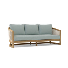 Catania deep seating sofa by Anderson Teak in nine designer colors, featuring plush cushions and modern outdoor furniture style.