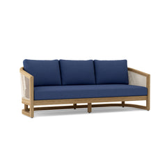 Catania deep seating sofa by Anderson Teak in 9 designer colors with plush cushions and modern outdoor design.
