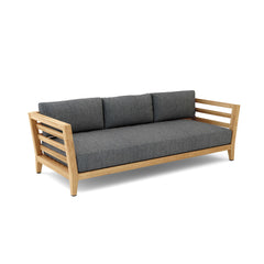 Cordoba deep seating sofa by Anderson Teak in 9 designer colors, featuring plush cushions and modern outdoor furniture design.