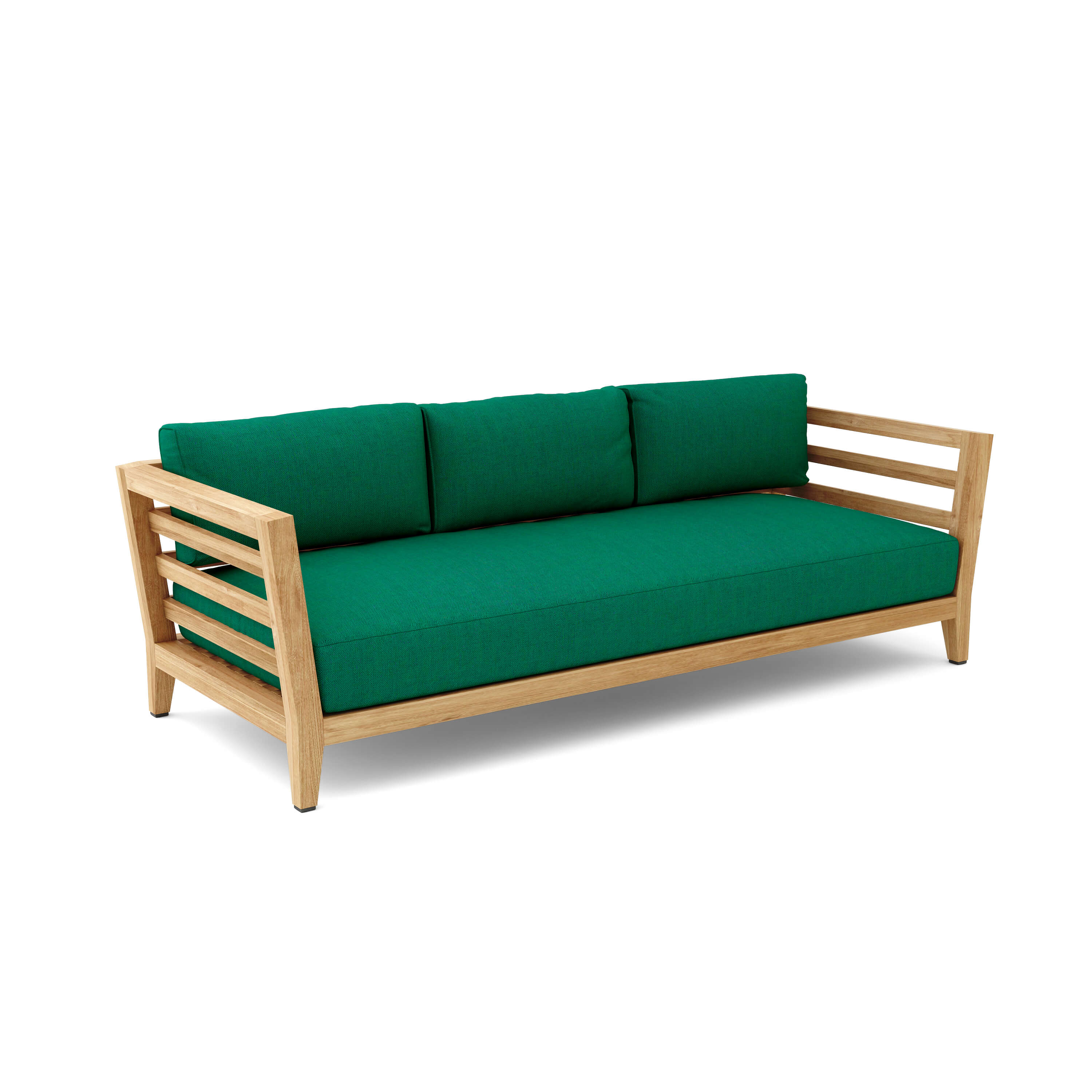 Cordoba deep seating sofa by Anderson Teak in 9 designer colors, featuring plush cushions and a modern outdoor design.