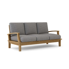 Anderson Teak Brianna deep seating sofa in various designer colors, featuring plush cushions and stylish outdoor furniture design.