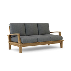 Anderson Teak Brianna deep seating sofa in 9 designer colors with plush cushions and modern design for outdoor lounging.