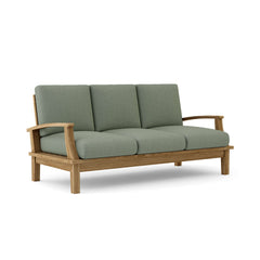 Anderson Teak Brianna deep seating sofa in nine designer colors, featuring plush cushions and modern outdoor furniture design.