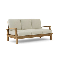 Anderson Teak Brianna deep seating sofa in nine designer colors, featuring plush cushions and a modern outdoor furniture design.