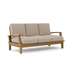 Anderson Teak Brianna deep seating sofa in 9 designer colors, featuring plush cushions and a stylish outdoor furniture design.